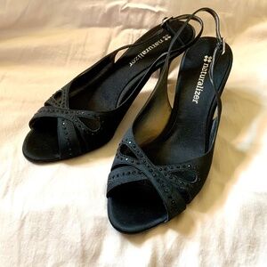 Naturalizer Slingback Sandals with Rhinestones